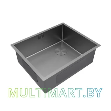 Кухонная мойка Paulmark Next-SKEW 540 PM885444-MG (матовый серый) картинка 2